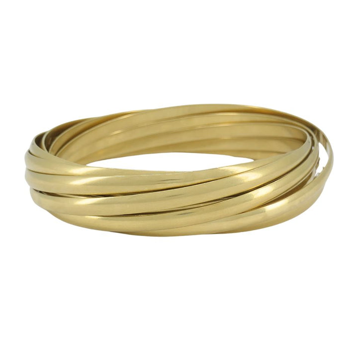 Vintage Paloma Picasso Tiffany & Co. 18k Gold Melody 9 Bangle Bracelet