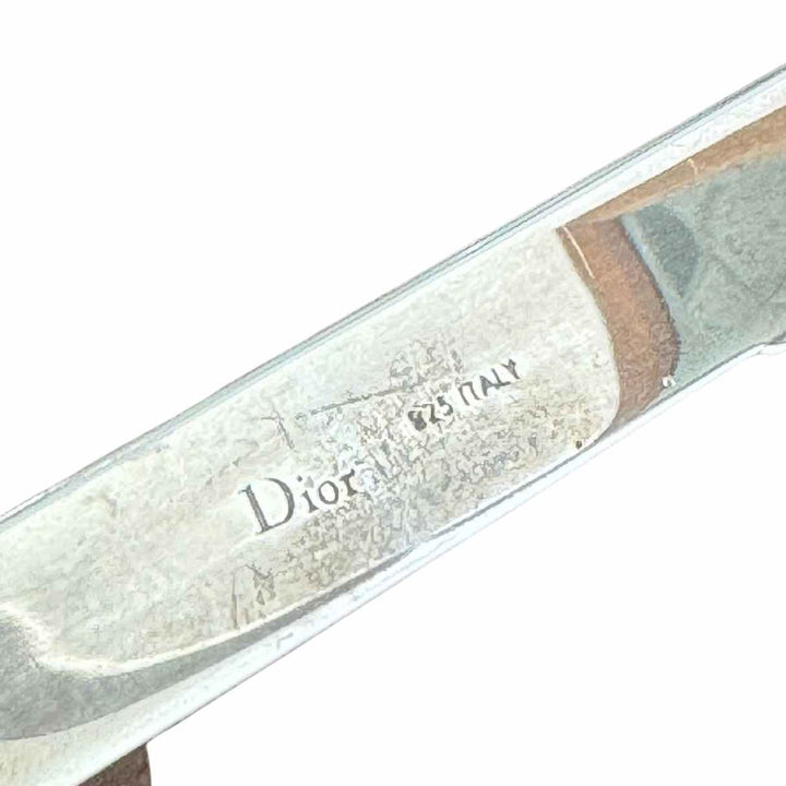 Dior Sterling Silver Enamel Italian Heart Frame