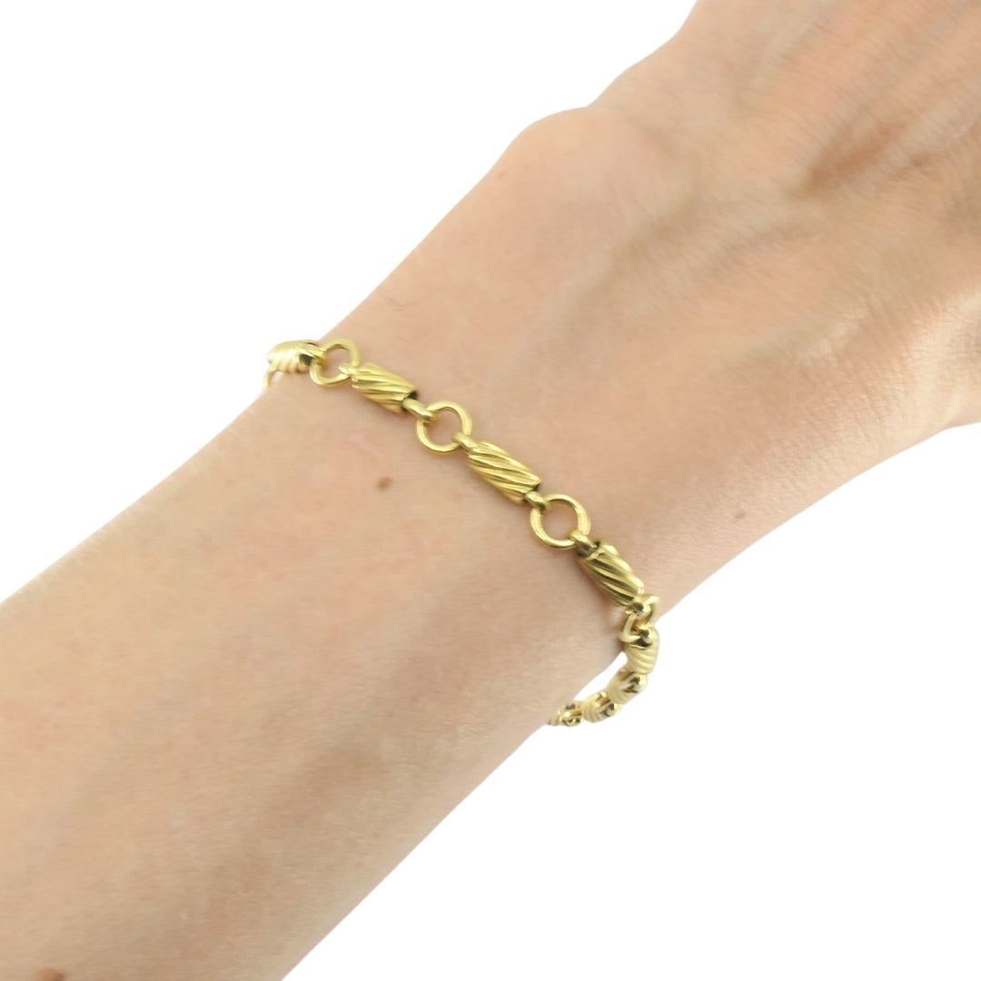 Vintage Cartier 18k Gold Link Bracelet