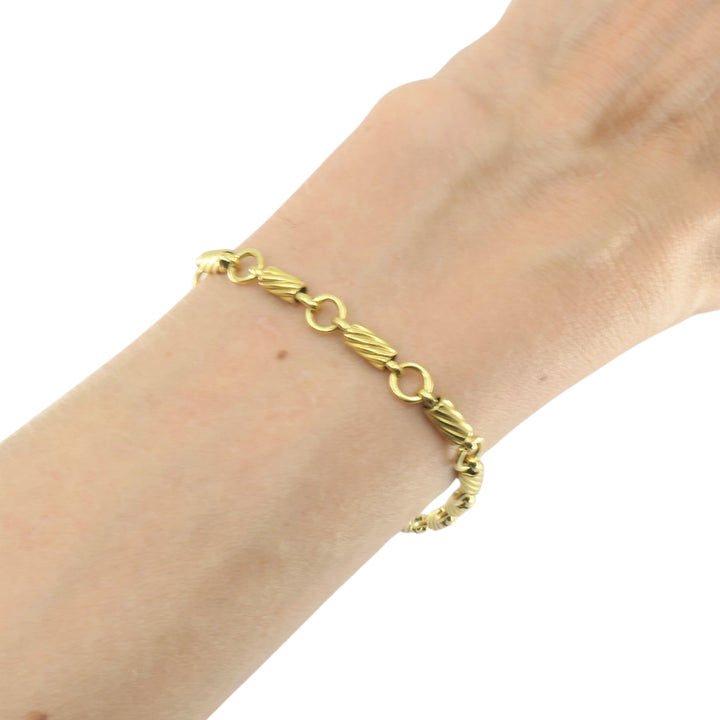 Vintage Cartier 18k Gold Link Bracelet