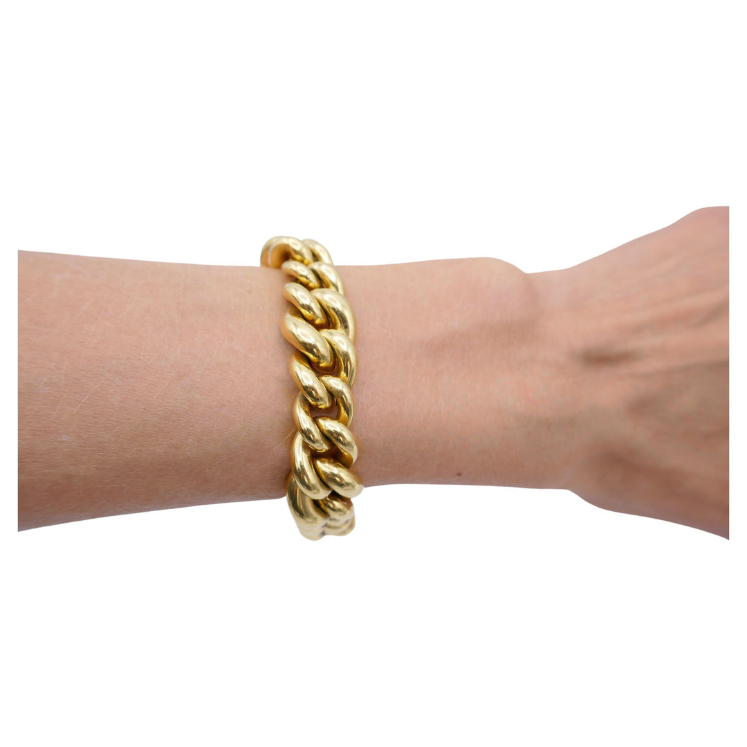 Vintage 18k Chain Link Bracelet