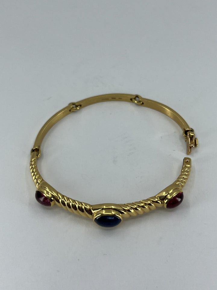 Bulgari Gemstone Gold Vintage Bracelet