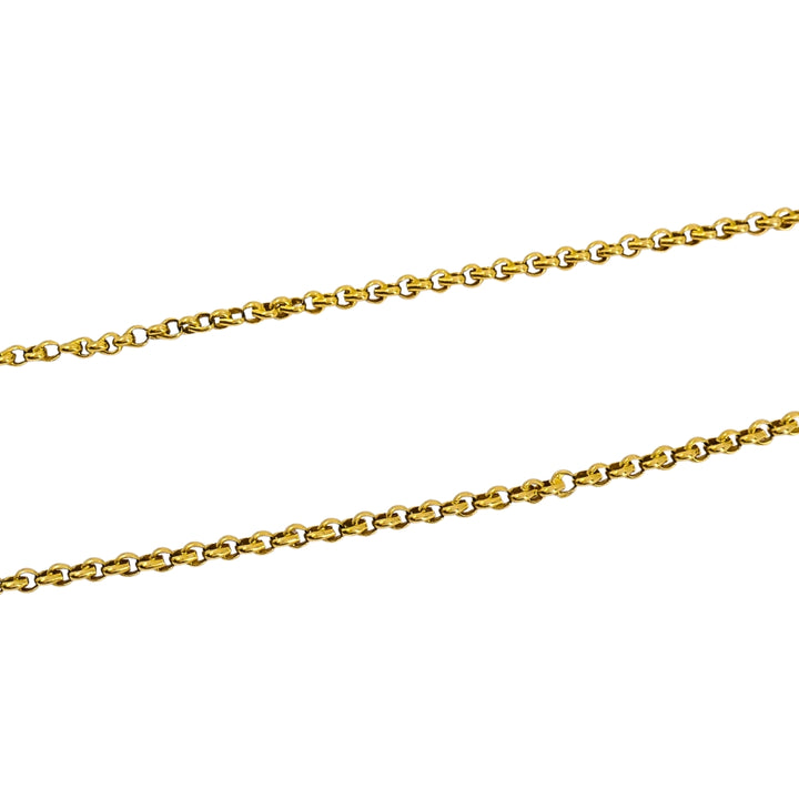 14k Gold Diamond Lock & Key Pendant Necklace