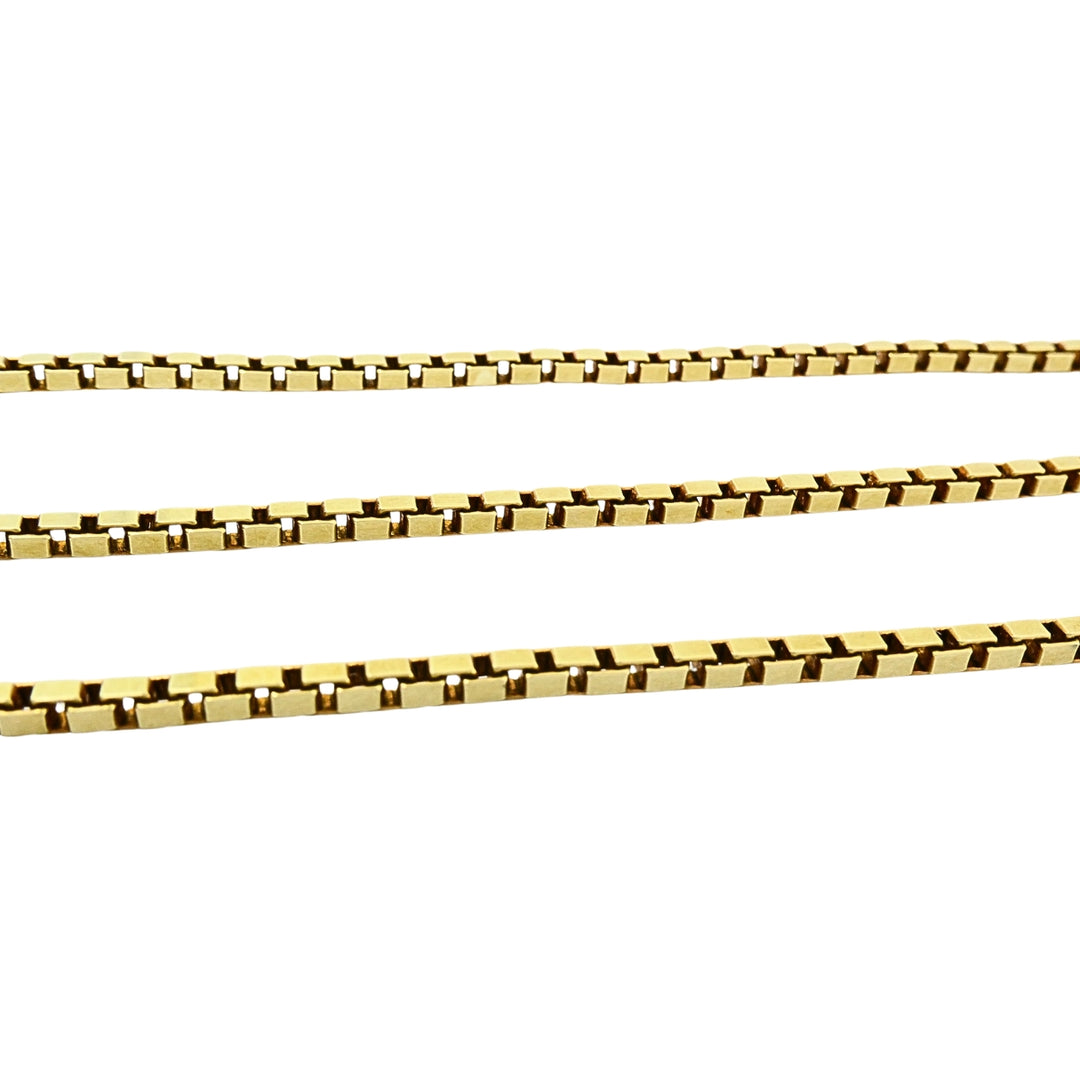 Victorian 18k Gold Coral Diamond Accent Cross Pendant Necklace 14k Gold Chain