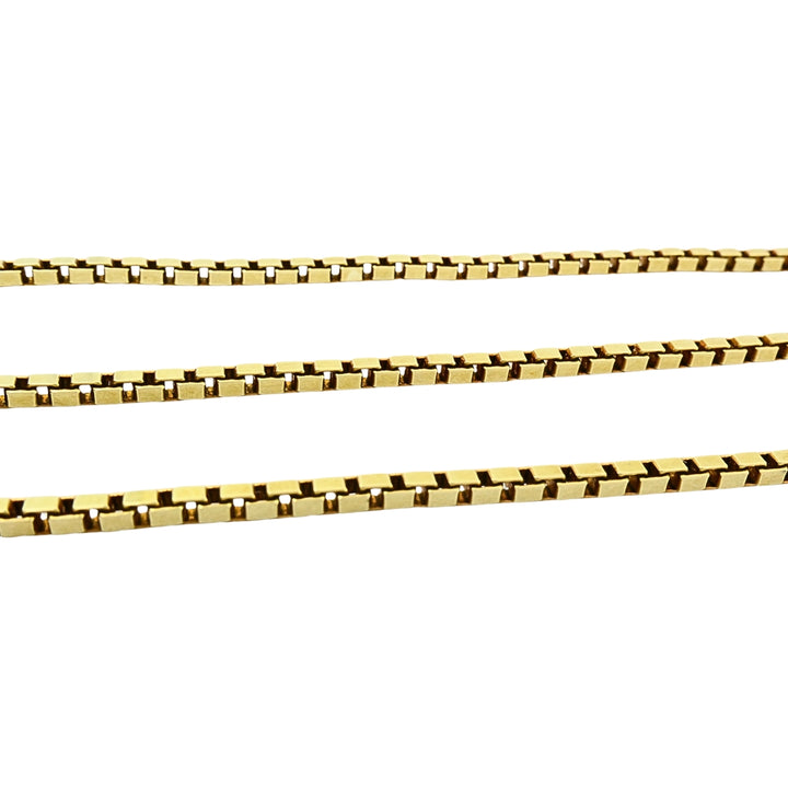Victorian 18k Gold Coral Diamond Accent Cross Pendant Necklace 14k Gold Chain