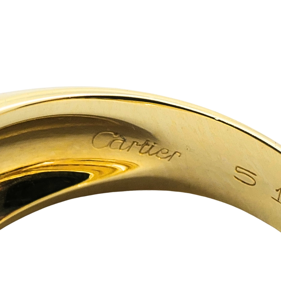 Cartier 18k Gold Diamond Sapphire Daphne Ring