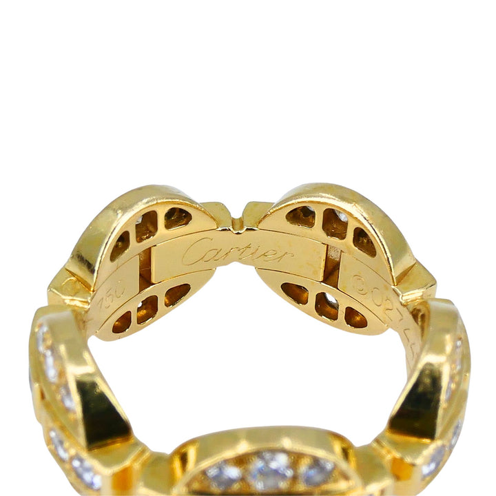 Cartier Maillon 18k Gold Diamond Band Ring