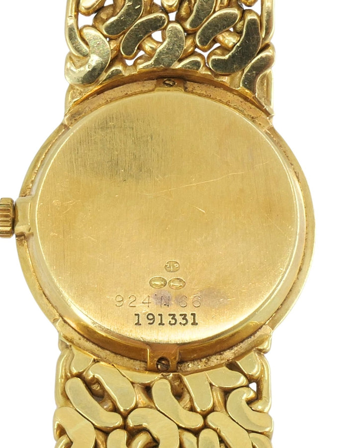 Vintage Piaget 18k Gold Watch Malachite Dial ref. 924 N66