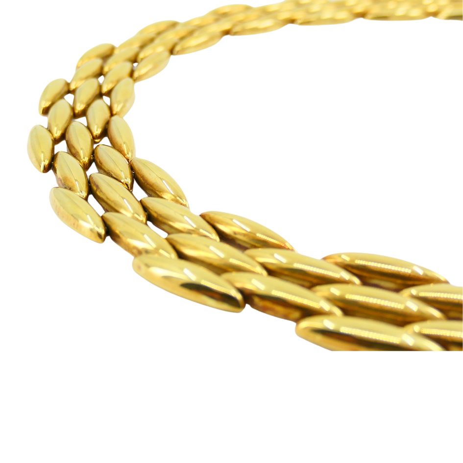 1990 Cartier Gentiane 18k Gold Necklace