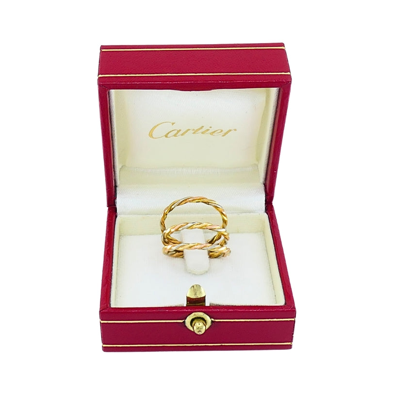 Cartier Les Must de Cartier 18k Gold Trinity Braided Ring