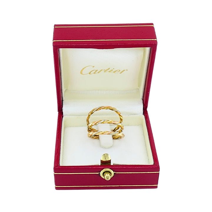 Cartier Les Must de Cartier 18k Gold Trinity Braided Ring