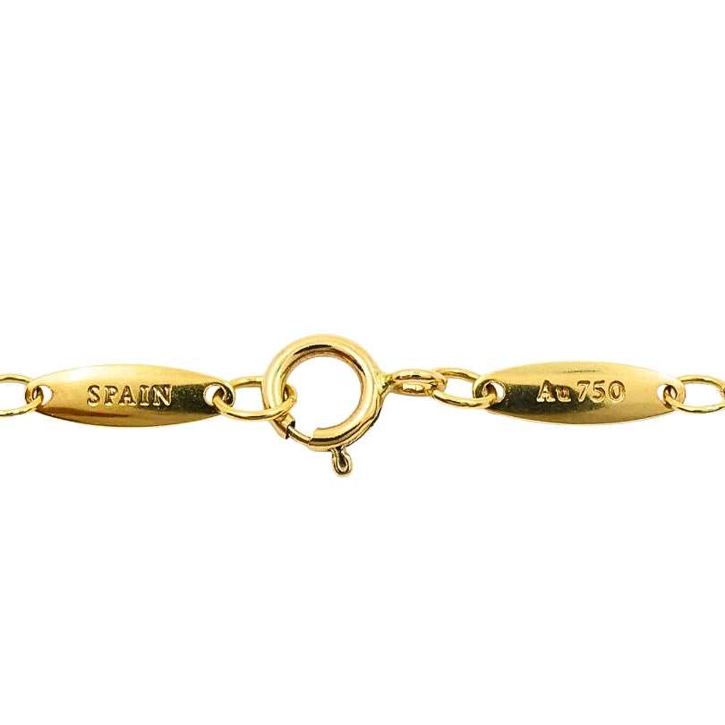 Elsa Peretti Tiffany & Co. 18k Gold  Alphabet Collection Pendant Necklace