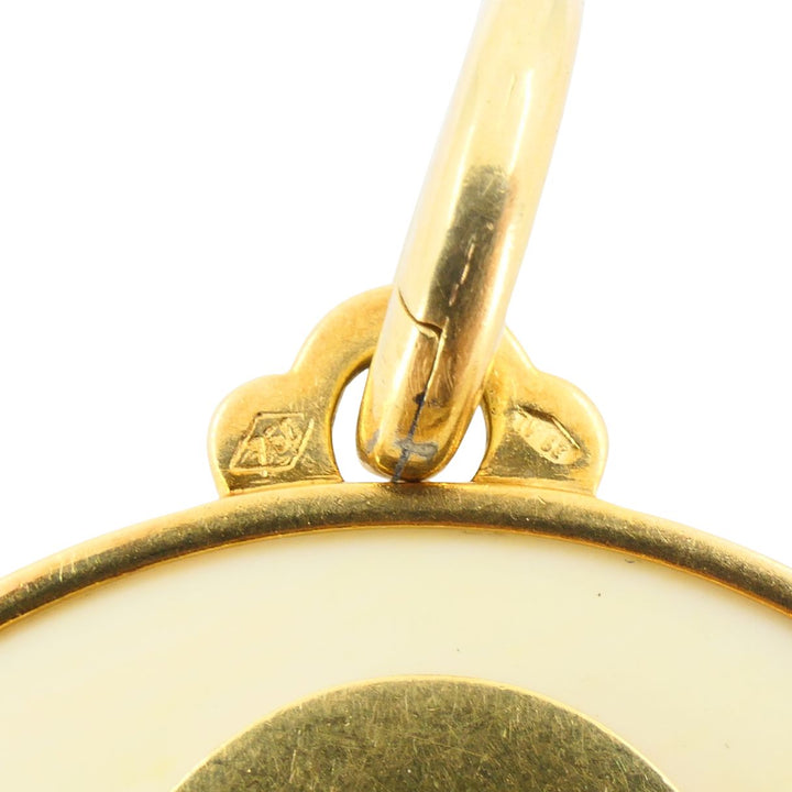 Vintage Bvlgari 18k Gold Bone Astrological Leo Pendant