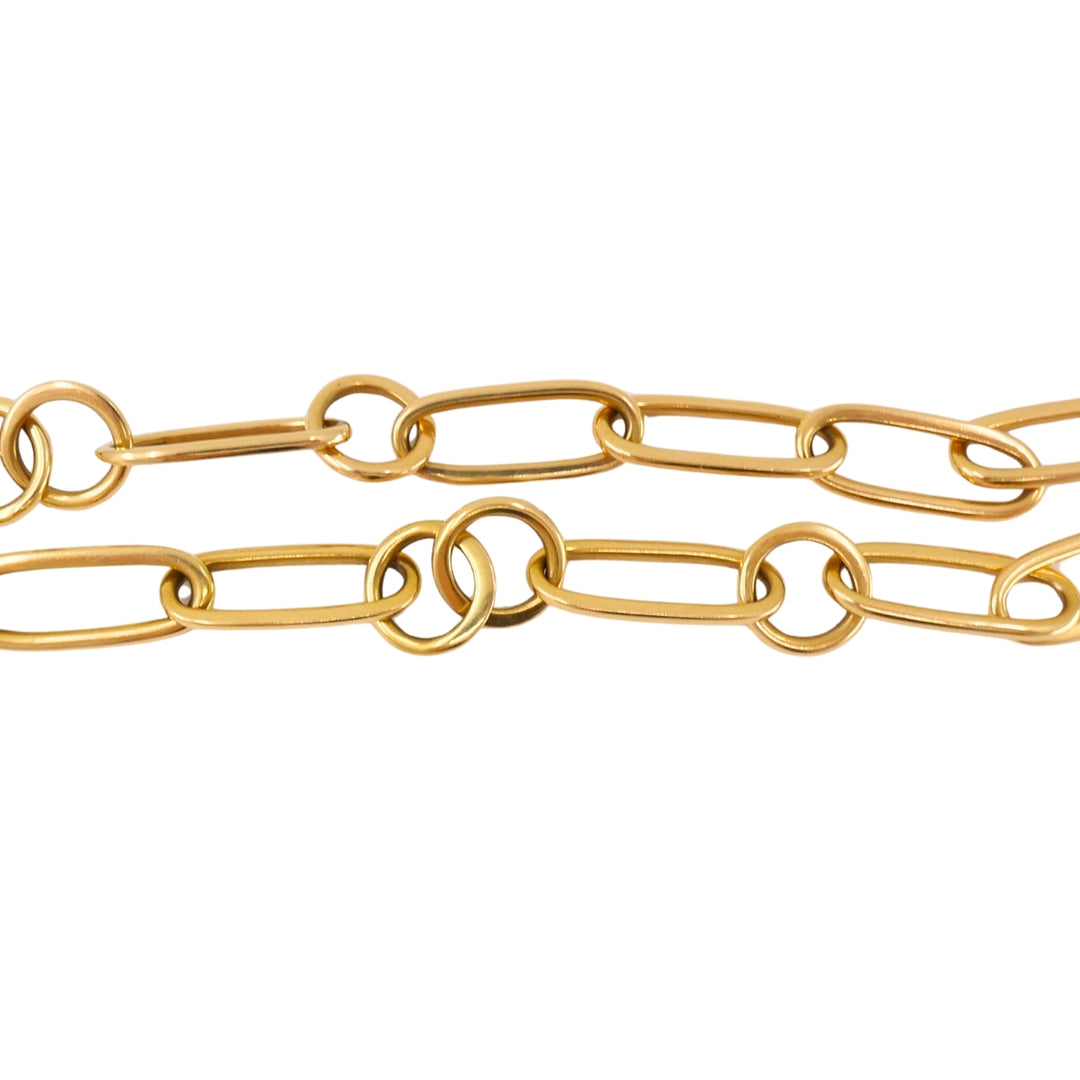 Pomellato 18k Gold Link Chain Necklace
