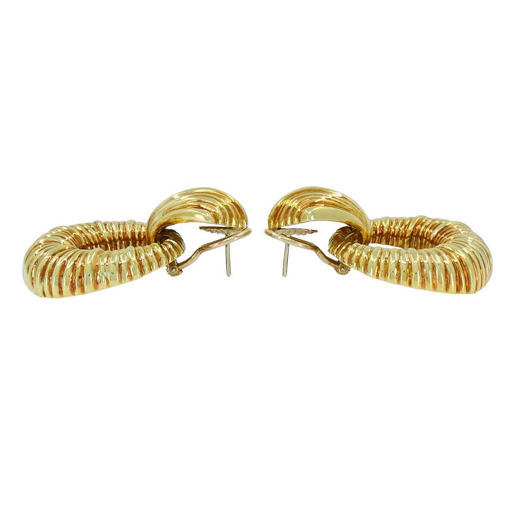 Van Cleef & Arpels 18k Gold Door Knocker Earrings