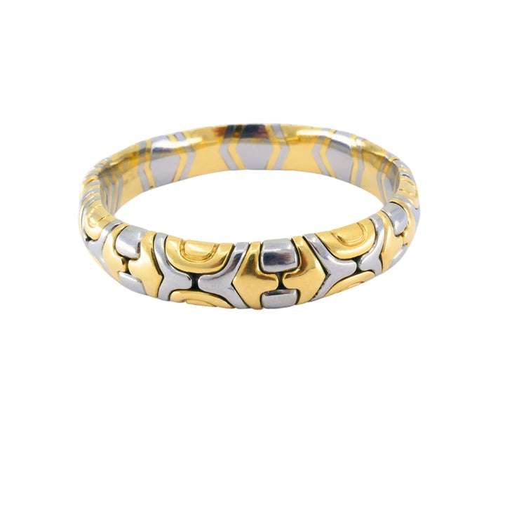 Bvlgari Vintage Bulgari 18k Two-Tone Gold Alveare Bracelet