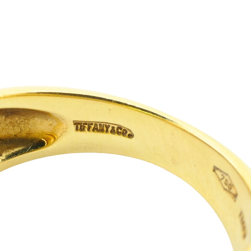 Tiffany & Co. 18K Gold  Peridot Cabochon Ring