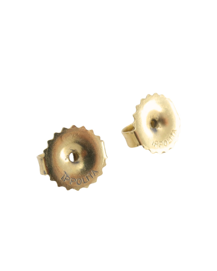 Ippolita Earrings 18k Gold Hammered Hoop Earrings Oval Hoops