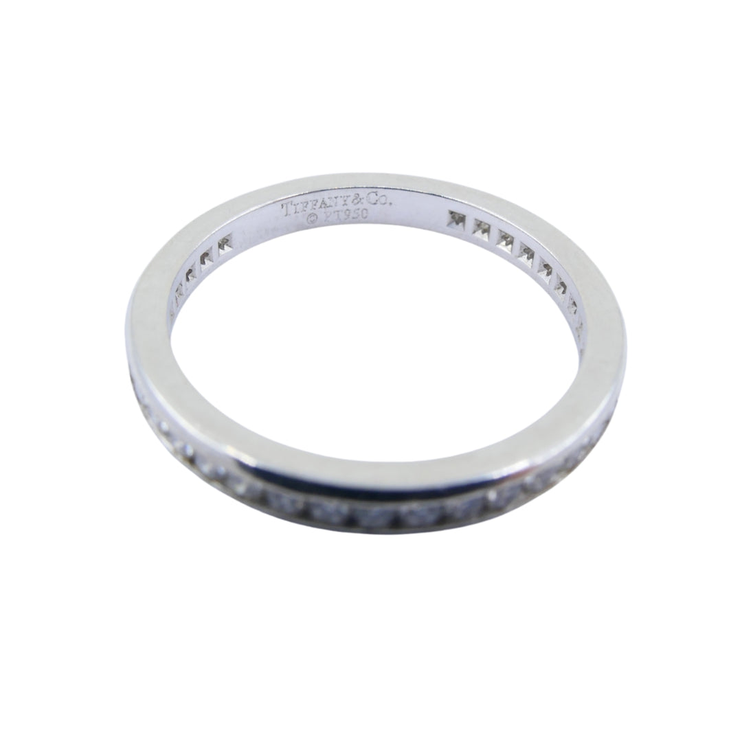 Vintage Tiffany & Co. Diamond Eternity Band Platinum Size 6