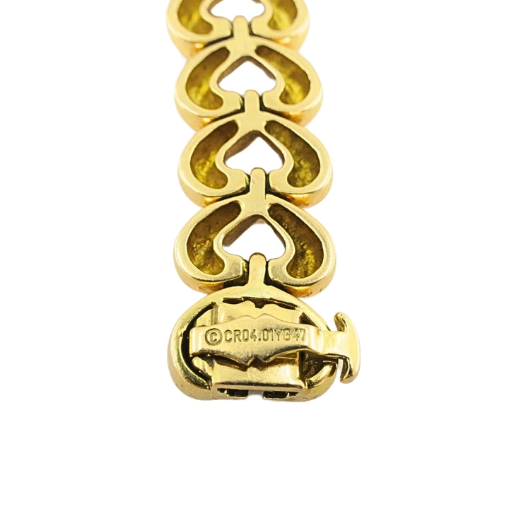 Van Cleef & Arpels 18k Gold Diamond Heart Necklace