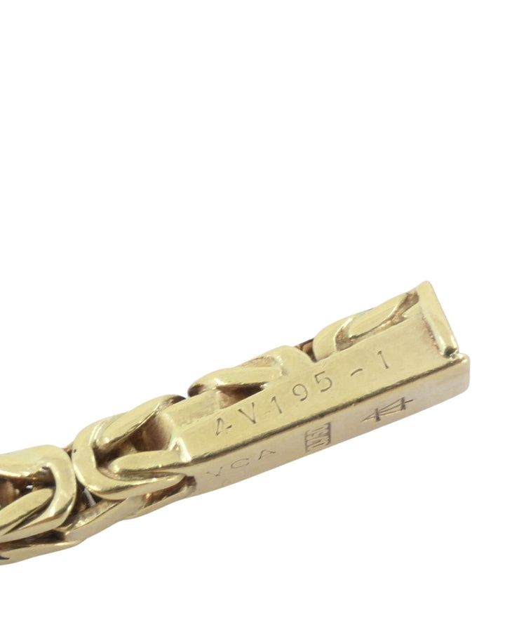 Van Cleef & Arpel Station Necklace 18k Gold Extra Long Chain Necklace