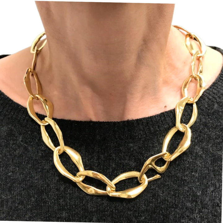 Elsa Peretti Tiffany & Co. Aegean Necklace 18k Gold