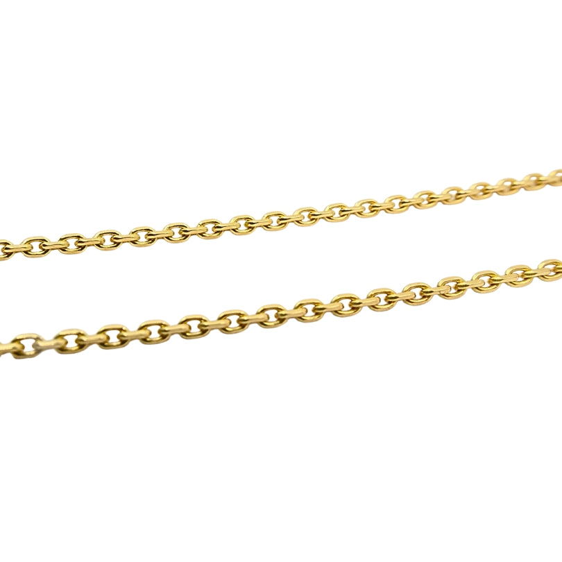 Fred Paris 18k Gold Eiffel Tower Pendant Necklace