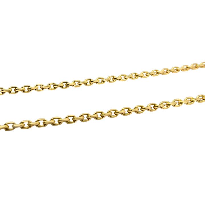 Fred Paris 18k Gold Eiffel Tower Pendant Necklace