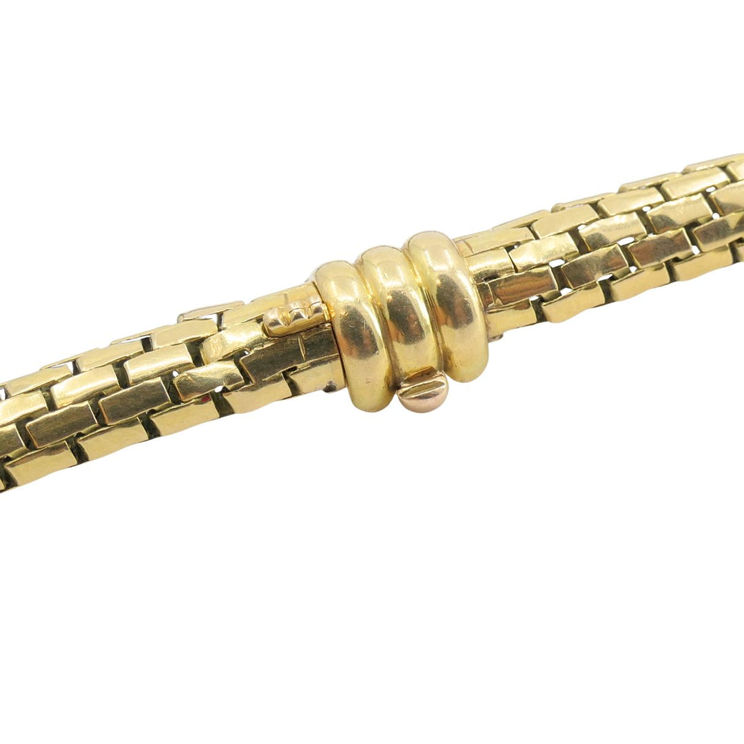 Cartier Paris 18k Gold Flexible Link Collar Necklace Mid-Century