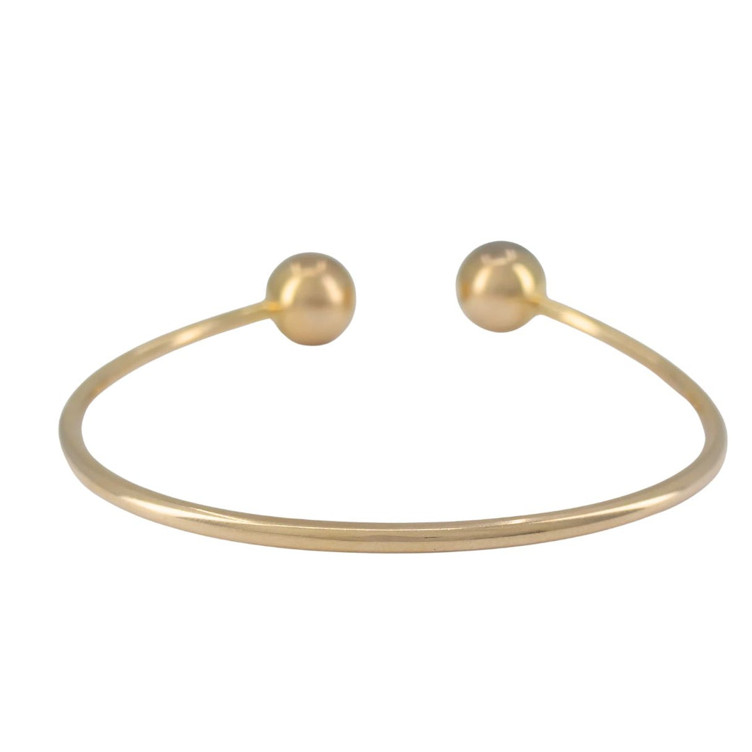 Tiffany & Co. HardWear Ball 18k Gold Wire Cuff Bracelet