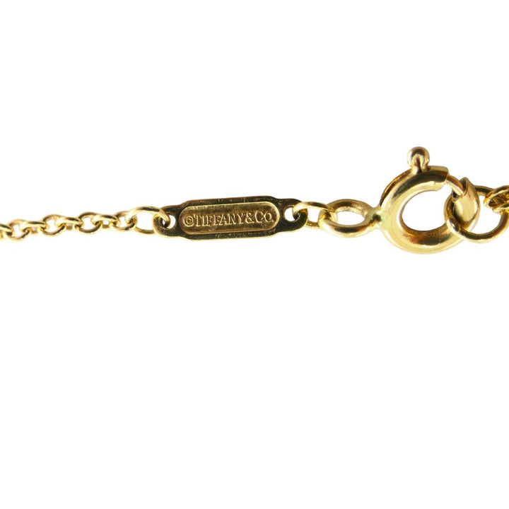 Tiffany & Co. New York 18k Gold Hardware Ball Chain Necklace