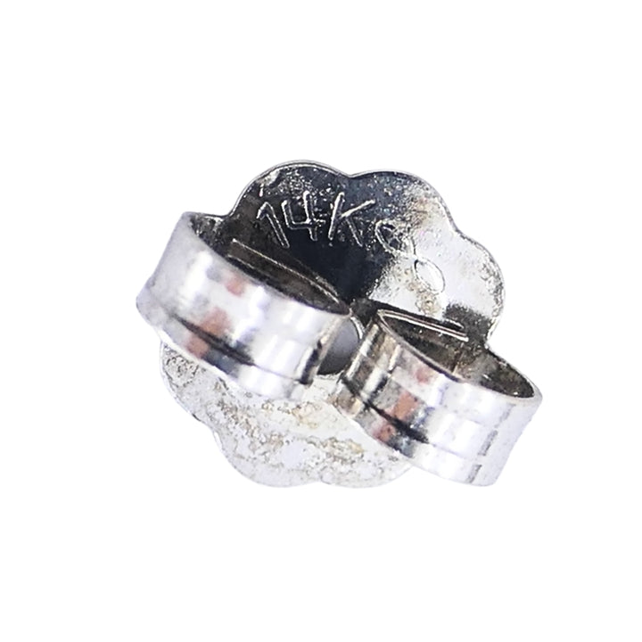 Tahitian Pearl Diamond 14k Gold Stud Earrings