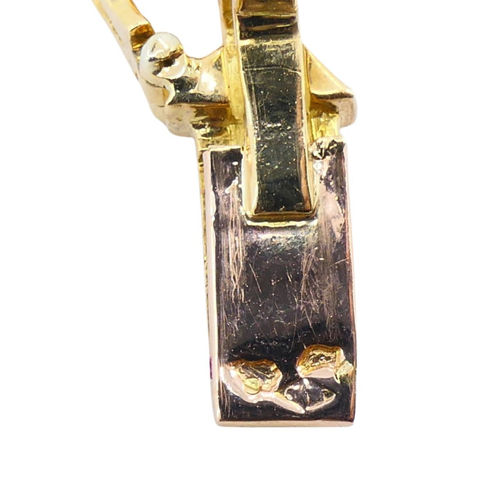 Vintage Van Cleef & Arpels 18k Gold Diamond Onyx Bracelet