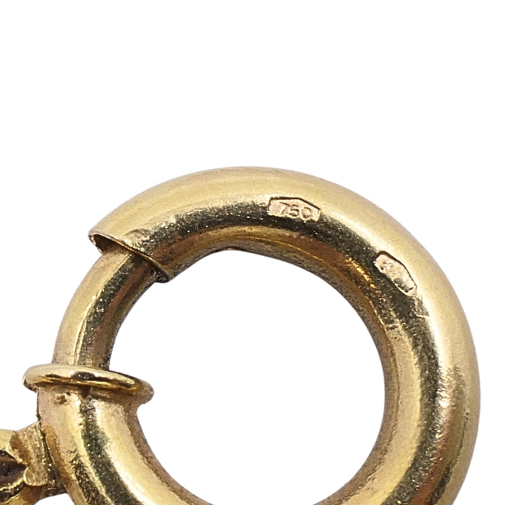 Vintage 18k Gold Twisted Rope Link Bracelet