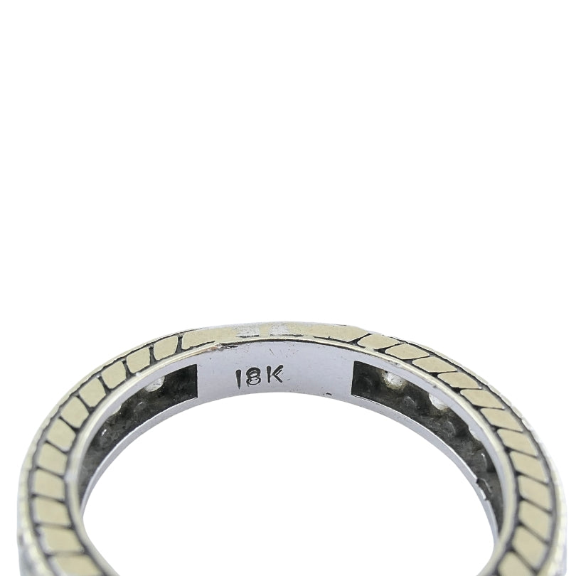 18k White Gold Diamond Eternity Band Ring