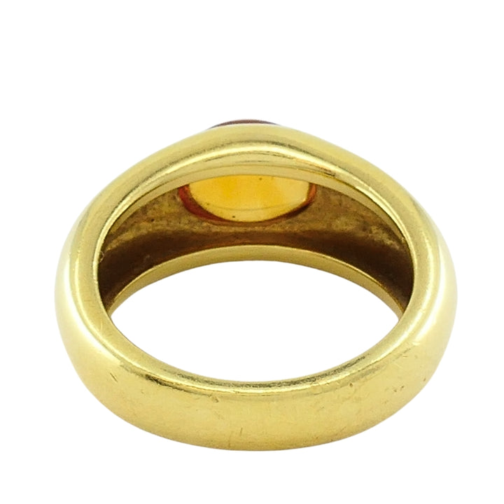 Tiffany & Co. 18K Gold Citrine Cabochon Ring