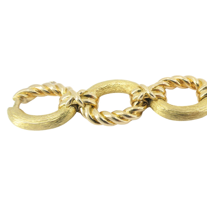 Vintage 18k Gold Tiffany & Co. Schlumberger Bracelet Rope Design