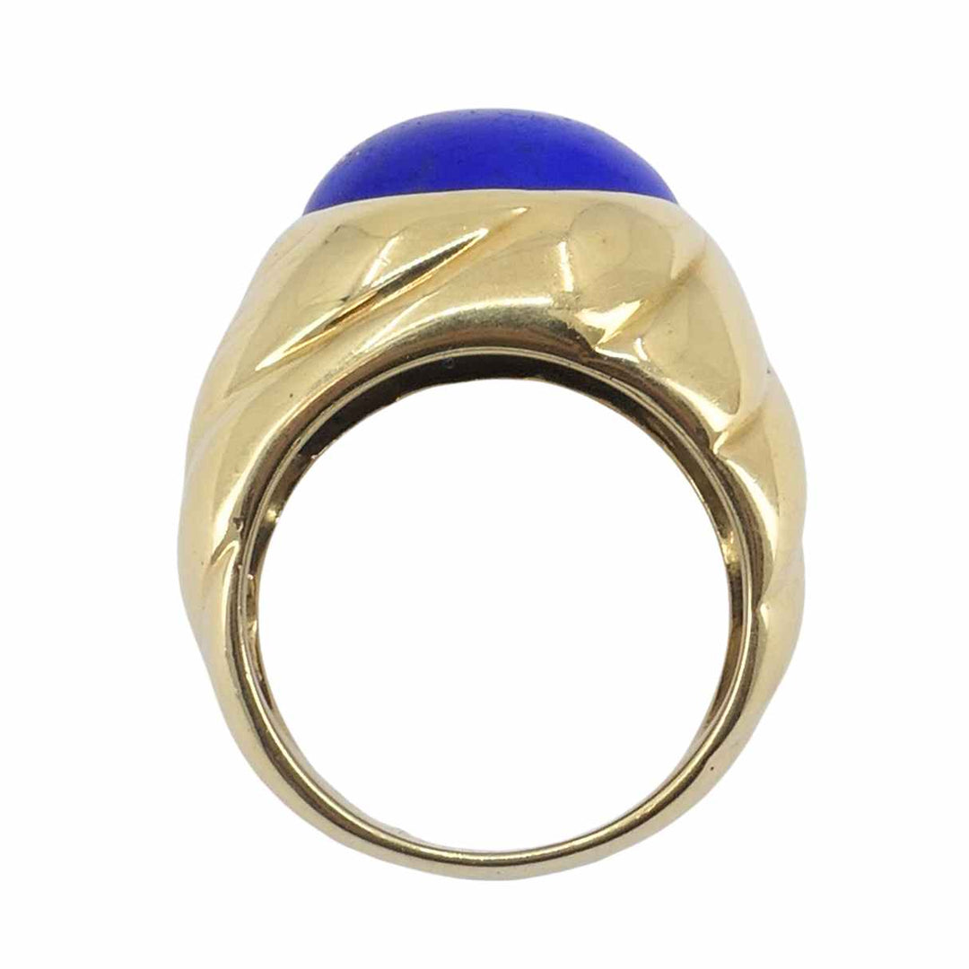 Vintage Van Cleef & Arpels 18k Gold Lapis Lazuli Ring