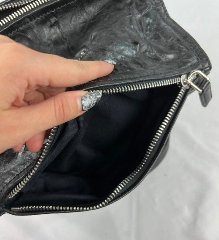 Givenchy Black Leather Pandora Crossbody Handbag