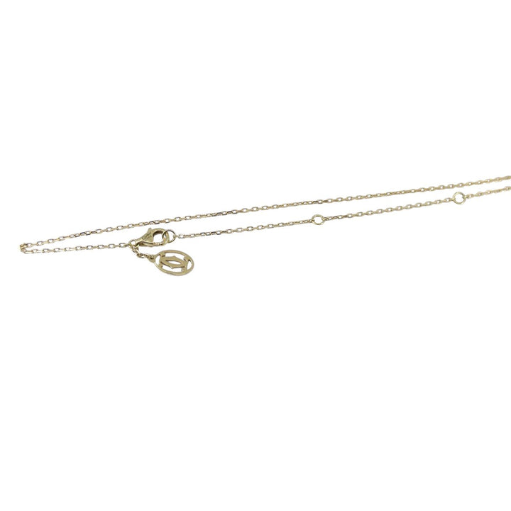 Cartier 18k Gold Diamond Cross Pendant Necklace with Certificate