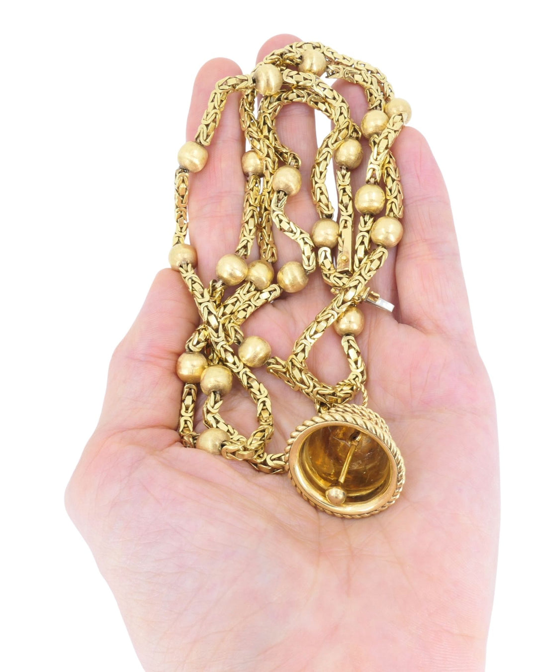 Van Cleef & Arpel Station Necklace 18k Gold Extra Long Chain Necklace