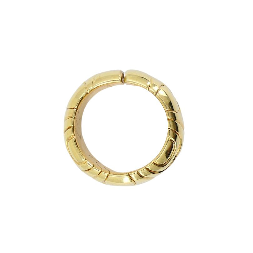 Vintage Bulgari Alveare 18k Gold Band Ring