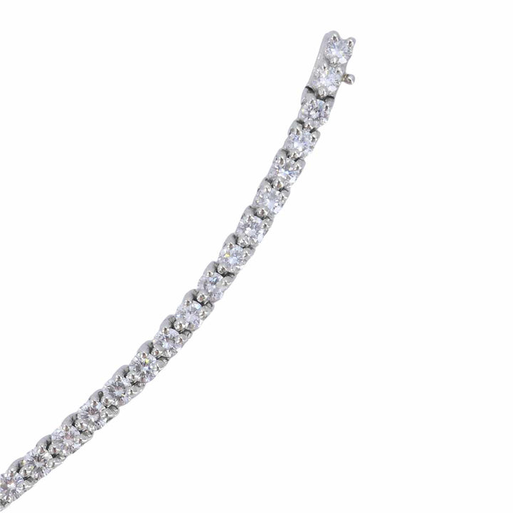 Vintage Cartier Platinum Diamond Tennis Bracelet