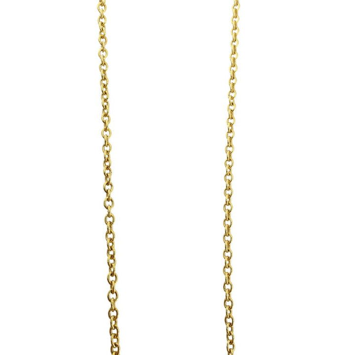 Tiffany & Co. New York 18k Gold Hardware Ball Chain Necklace