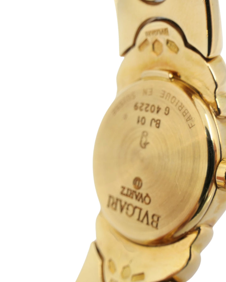 Bvlgari Bulgari Parentesi Gold Watch and Parentesi Bracelet 18k Gold Set