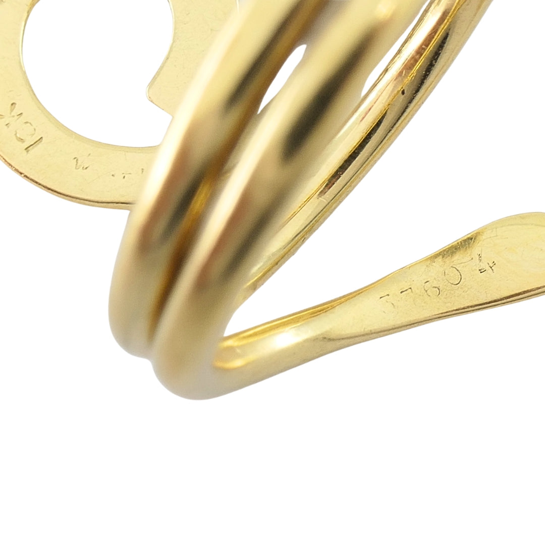 Cartier Dinh Van 18k Yellow Gold Vintage Ankh Ring