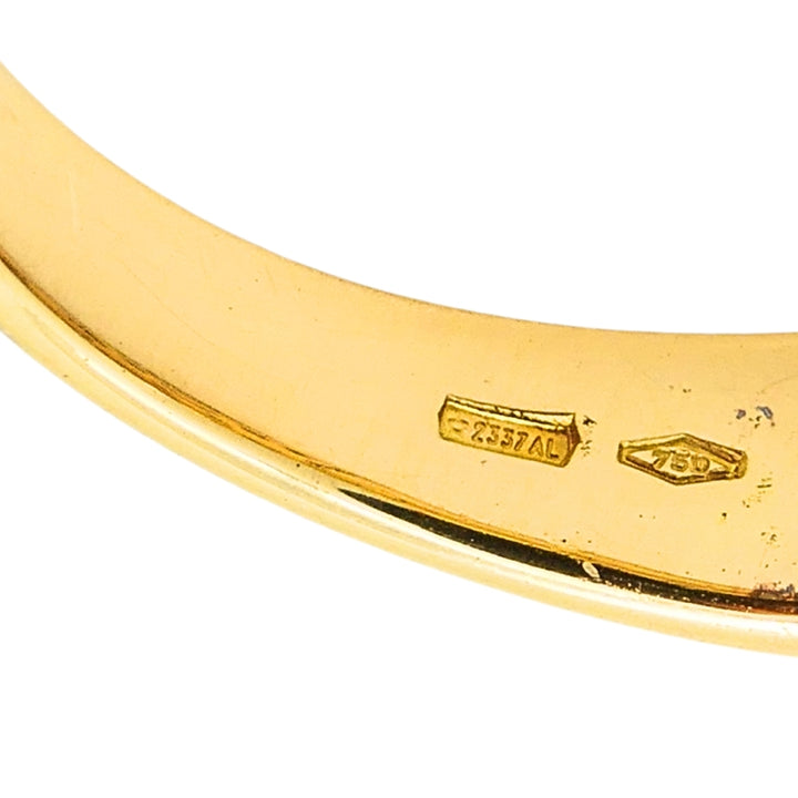 Bvlgari Pearl Diamond 18k Gold Cocktail Ring
