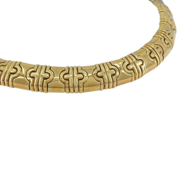 Vintage Bvlgari Bulgari 18k Gold Parentesi Necklace