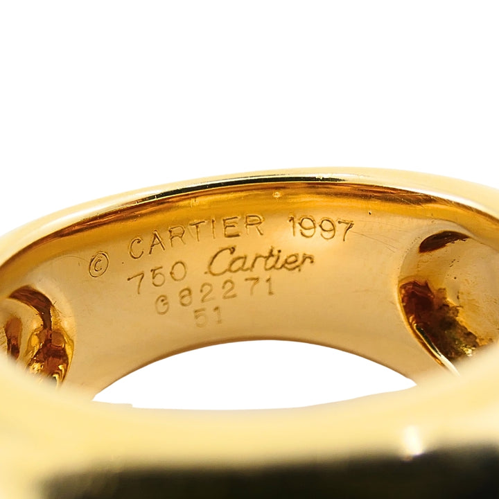 Cartier Nouvelle Vogue 18k Gold Dome Ring