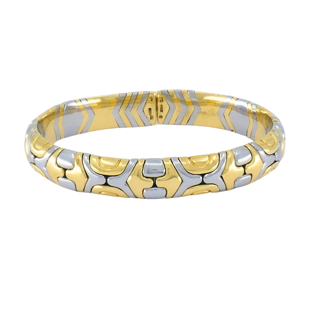 Bvlgari Vintage Bulgari 18k Two-Tone Gold Alveare Bracelet